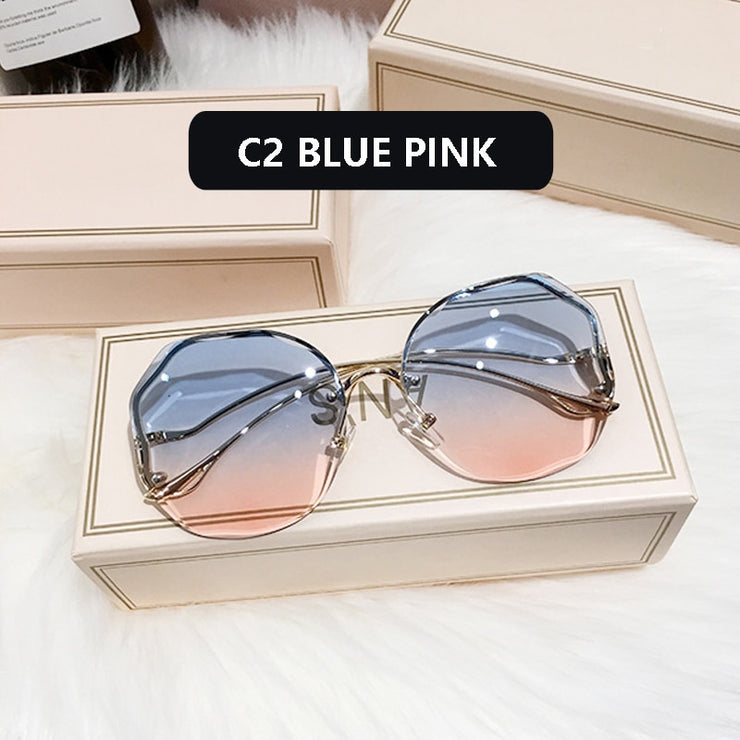 2023 Vintage Gradient Sunglasses Women's Brand Design