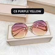 2023 Vintage Gradient Sunglasses Women's Brand Design