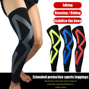 Leg Sleeve Stretchy Knee Support Tights Varicose Veins Knee Brace Compression Long Socks Men Women Sports Stocking for Outdoor