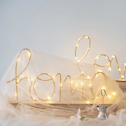 JK Jkmoodesign Scandinavian with Light Letter Ornaments Love Home Words Light Bedroom Dining Room Ambience Light Gift