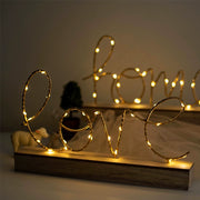 JK Jkmoodesign Scandinavian with Light Letter Ornaments Love Home Words Light Bedroom Dining Room Ambience Light Gift