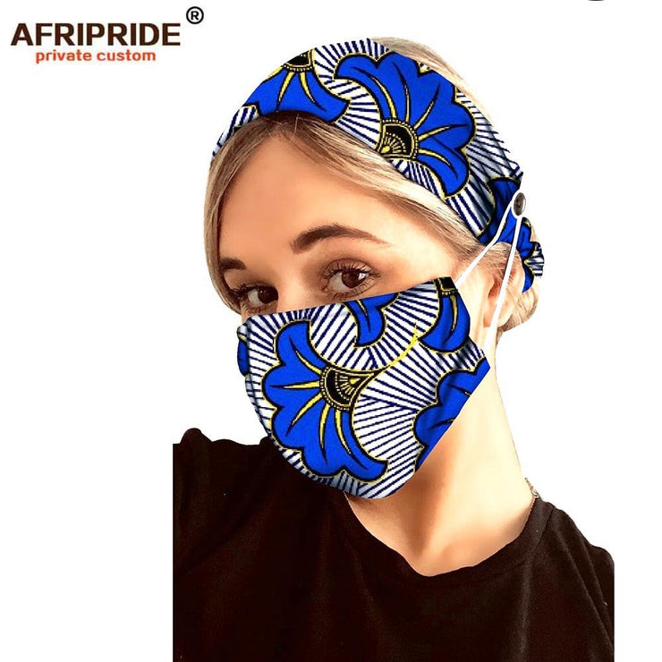 African Printed Cotton Headband Hair Band African Headdress African Cotton Cerecloth Printed Hair Band