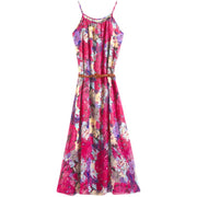 2023 New Sanya Seaside Chiffon Floral Dress