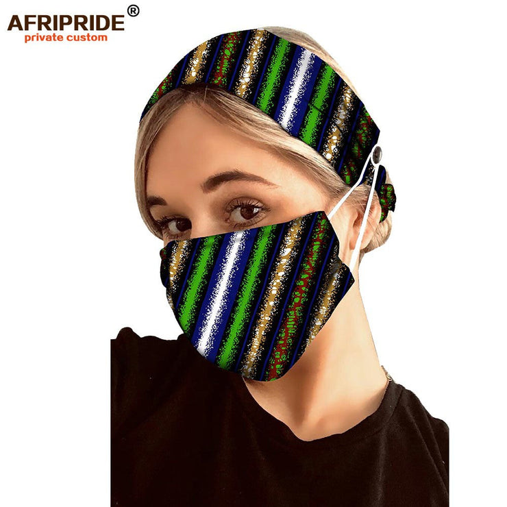 African Printed Cotton Headband Hair Band African Headdress African Cotton Cerecloth Printed Hair Band