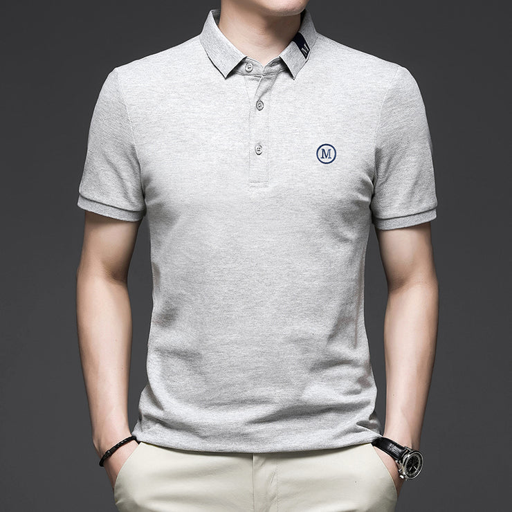 Father's Summer Polo with Collar.