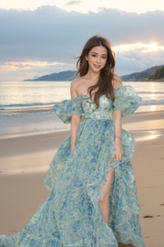 Super Fairy Bohemian Organza Photo Beach Dress