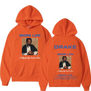 Rapper Drake Hoodie Music Album More Life Graphic Hoodies Men's Women Vintage Gothic Hip Hop Hooded Sweatshirts Streetwear