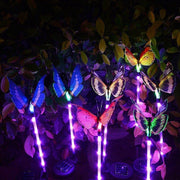 Colorful Solar Butterfly Garden Lights