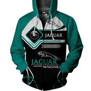 2023 New Logo Car Jaguar Print 3D Hoodie Men's High Quality Cycling Suit Harajuku Fashion Pullover Extra Large Jacket