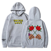 American Rapper Eladio Carrion Hoodie Sauce Boyz Music Album Print Men's Hip Hop Oversized Sweatshirts Harajuku Streetwear Coats