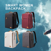 Versatile Women's USB Laptop Backpack