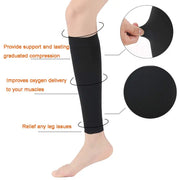 1pair Compression Socks Prevent Calf Varicose Veins Soreness Women Slimming Sock Men Outdoor Sports Pressure Calf Stocking Sock