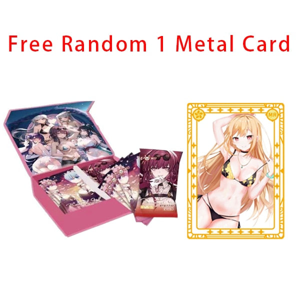 Goddess Story Collection PR Card Anime Games Girl Party Swimsuit Bikini Feast Booster Box Doujin Toys And Hobbies Gift