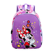 Disney Minnie Mouse Cartoon School Bags Girls Backpack Children Primary Students Schoolbag Kindergarten Composite Bag Mochila