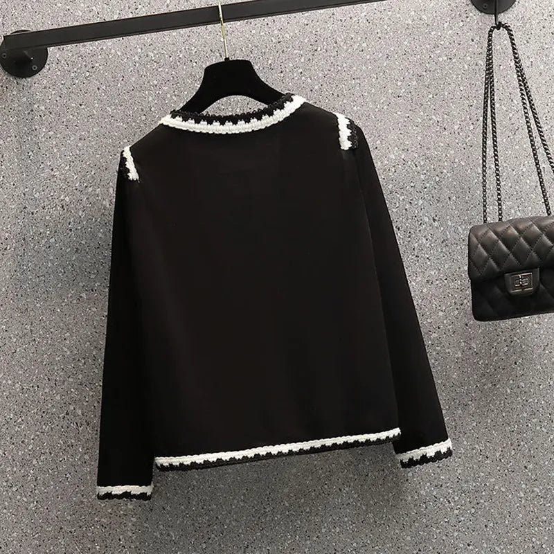 Fashion Small Fragrant Wind Knitted Cardigans+elegance Slim Skirt Two Pieces Winter Sets Women Korean Style Versatile Streetwear