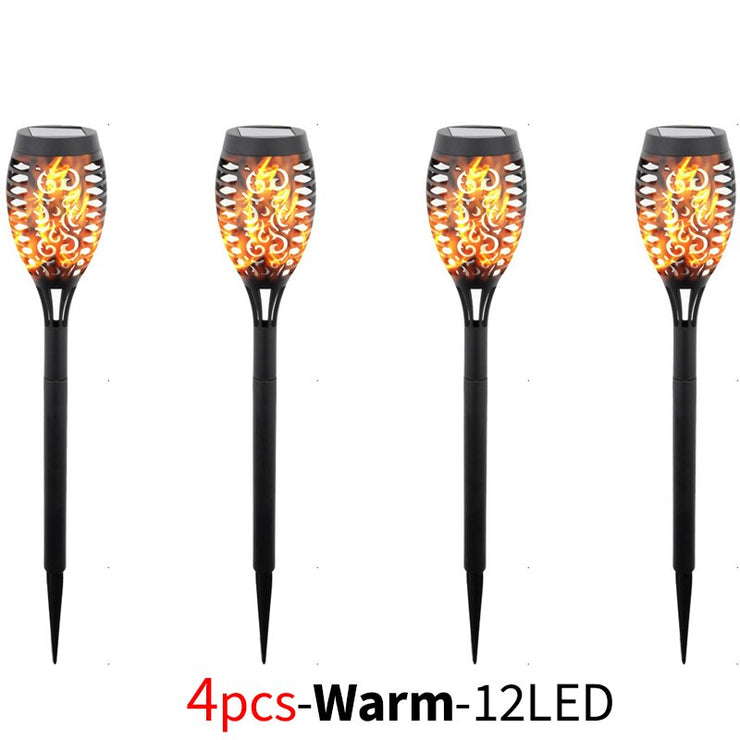 Outdoor Solar Flame Lights