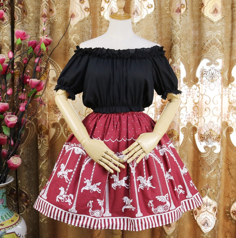 Lolita Short-Sleeved Underwear Lace High Waist Japanese Dress