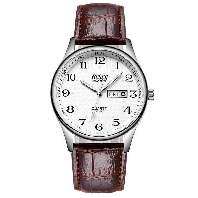 2022 Watches Men Business Waterproof Date Week Quartz Men&#39;s Watches Fashion Stainless Steel Watches For Men Relogio Masculino PAP SHOP 42
