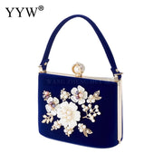 YYW Crystal Clutches Bag Party purse Women Evening Bags Handbag crossbody messenger bags wedding Purse Fashion Designer Chain PAP SHOP 42
