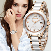 SUNKTA Fashion Women Watches Rose Gold Ladies Bracelet Watches Reloj Mujer 2021 New Creative Waterproof Quartz Watches For Women PAP SHOP 42