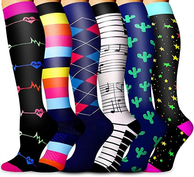 Wholesale Compression Socks Men 3/5/6/7 PAIRS/SET Birthday Gift Compression Sports Socks Women PAP SHOP 42