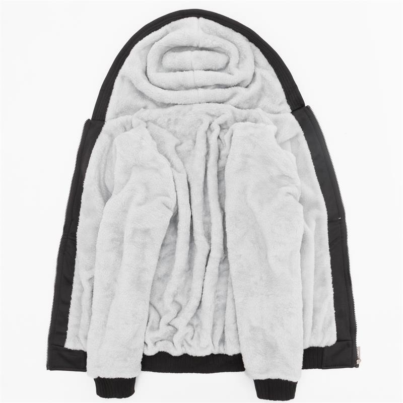 2022 Winter Mens Thick Sweatshirt Christian JESUS fish Hoodies  Brand Zipper Jacket Warm Fleece Thicken Coat Casual Streetwear PAP SHOP 42