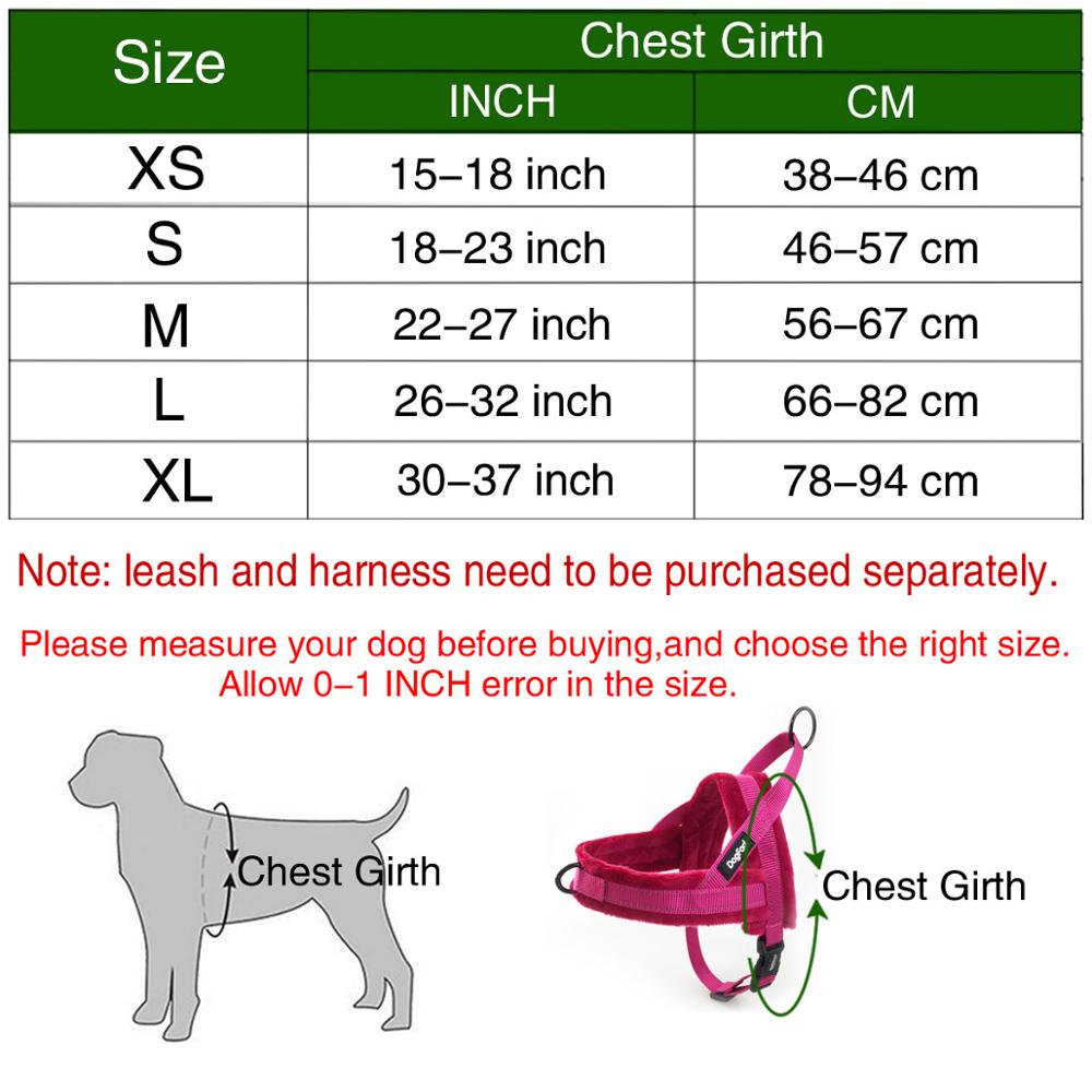 No-Pull Dog Harness Reflective Adjustable Flannel Padded Small medium and large dog harness vest Easy for Walking Training PAP SHOP 42