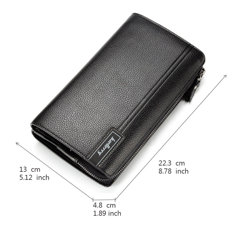 Baellerry Men Clutch Bag Large Capacity Men Wallets Cell Phone Pocket Passcard Pocket High Quality Multifunction Wallet For Men PAP SHOP 42
