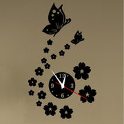 new hot acrylic clocks watch wall clock modern design 3d crystal mirror watches home decoration living room PAP SHOP 42