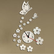 new hot acrylic clocks watch wall clock modern design 3d crystal mirror watches home decoration living room PAP SHOP 42
