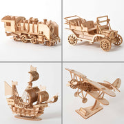 3d  puzzles for adults Constructor DIY Handmade Mechanical For Children Adult Game Assembly Wood mechanic Puzzle 3d Toys PAP SHOP 42