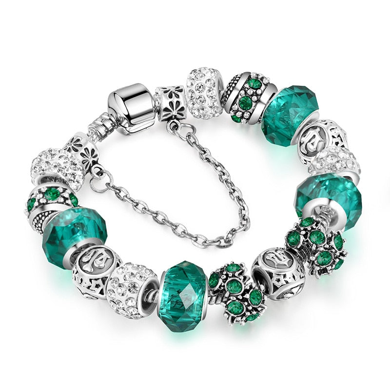 YADA INS new 12 Constellation Bracelets&amp;Bangles For Women Men Bracelets Charm Crystal Jewelry Zodiac Horoscope Bracelet BT200180 PAP SHOP 42