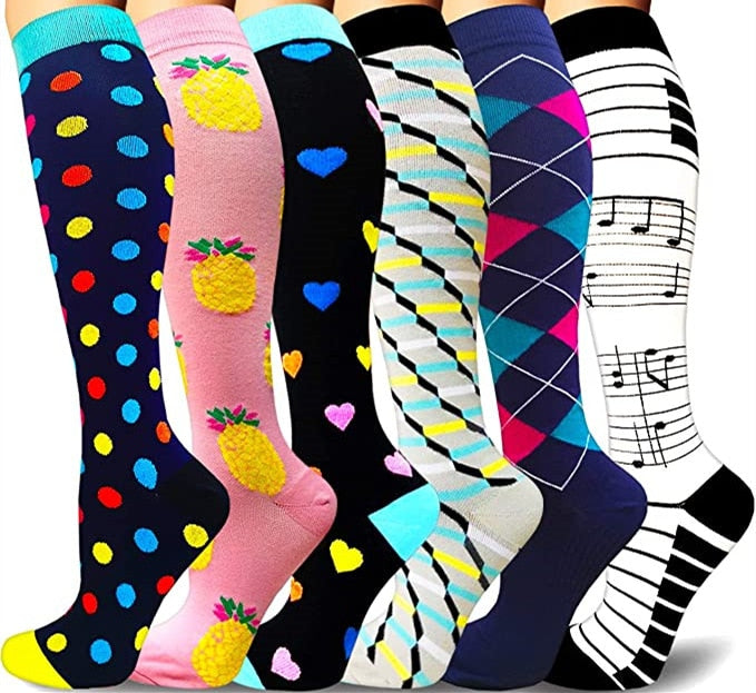 Wholesale Compression Socks Men 3/5/6/7 PAIRS/SET Birthday Gift Compression Sports Socks Women PAP SHOP 42