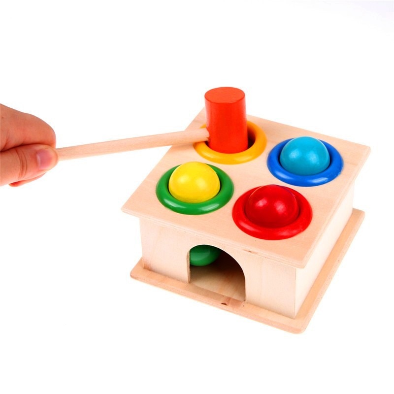 Montessori Wooden Toys for Babies 1 2 3 Years Boy Girl Gift Baby Development Games Wood Puzzle for Kids Educational Learning Toy PAP SHOP 42