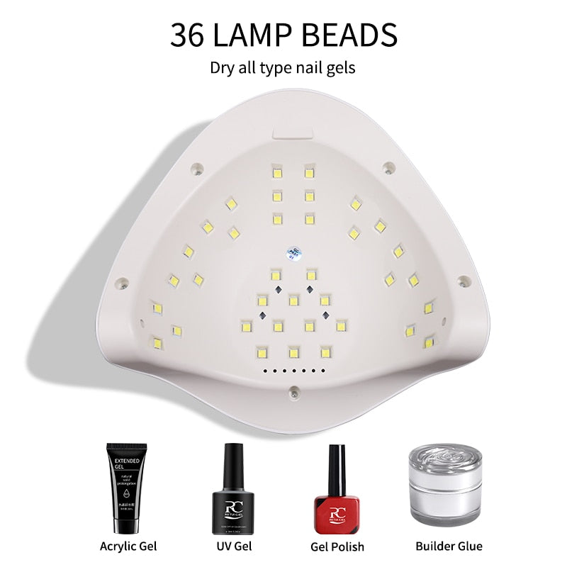 Led Lamp For Nails Uv Nail Drying Light For Gel Nail Manicure Polish Cabin Lamps Dryer Machine Nails Equipment Professional PAP SHOP 42