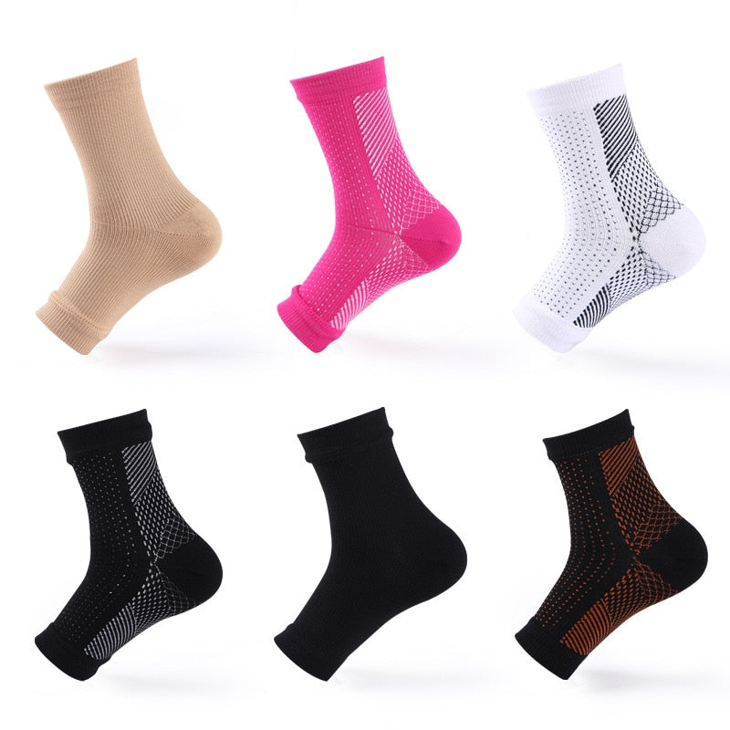 Size S-2XL Comfort Foot Anti Fatigue Anklets Compression Sleeve Relieve Swelling Women Men Anti-Fatigue Sports Socks Set No Box PAP SHOP 42