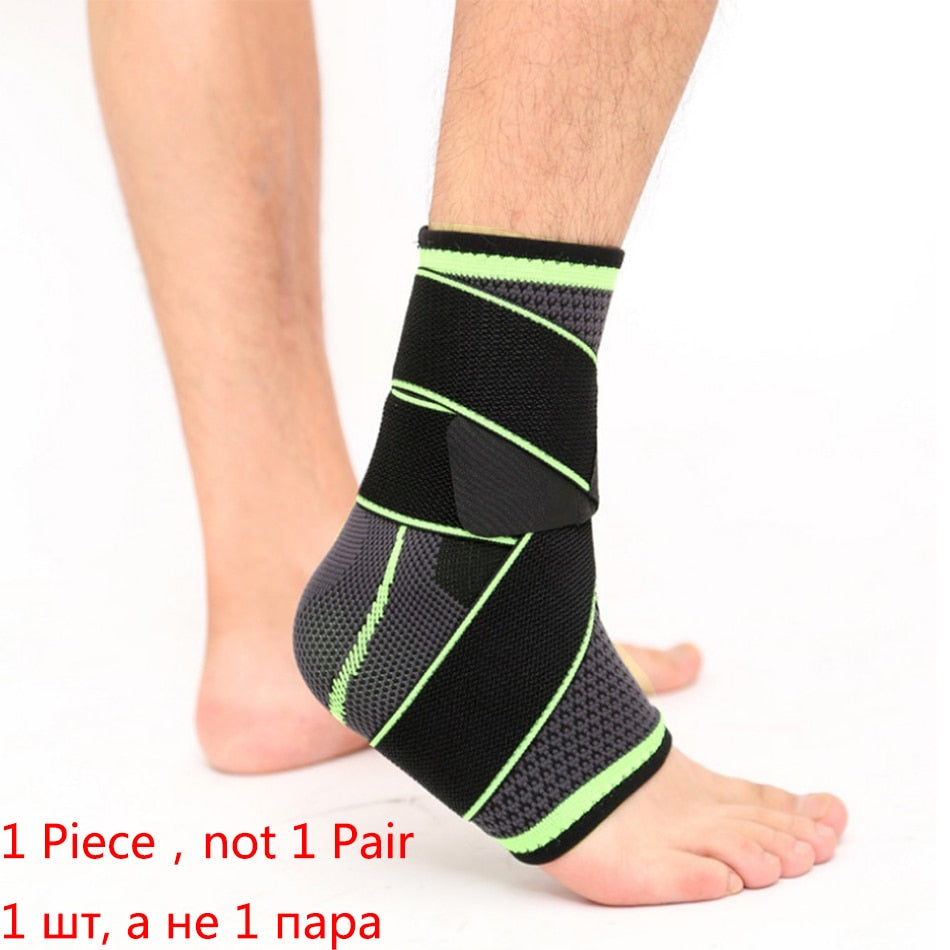 WorthWhile 1 PC Sports Ankle Brace Compression Strap Sleeves Support 3D Weave Elastic Bandage Foot Protective Gear Gym Fitness PAP SHOP 42