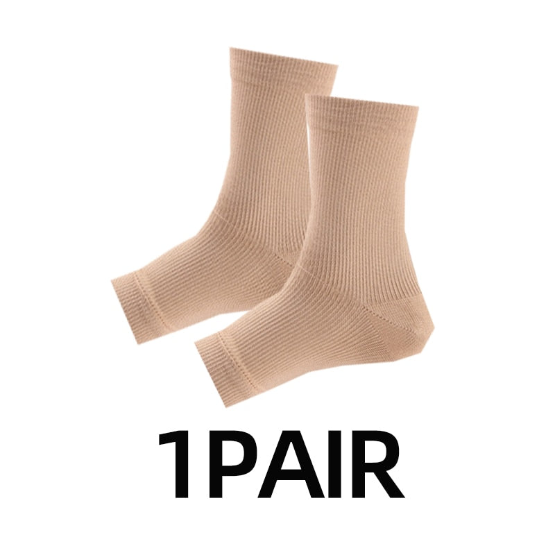 Men Women Sports Socks Foot Angel Anti Fatigue Outerdoor Compression Breatheable Foot Sleeve Support Socks Brace Sock PAP SHOP 42