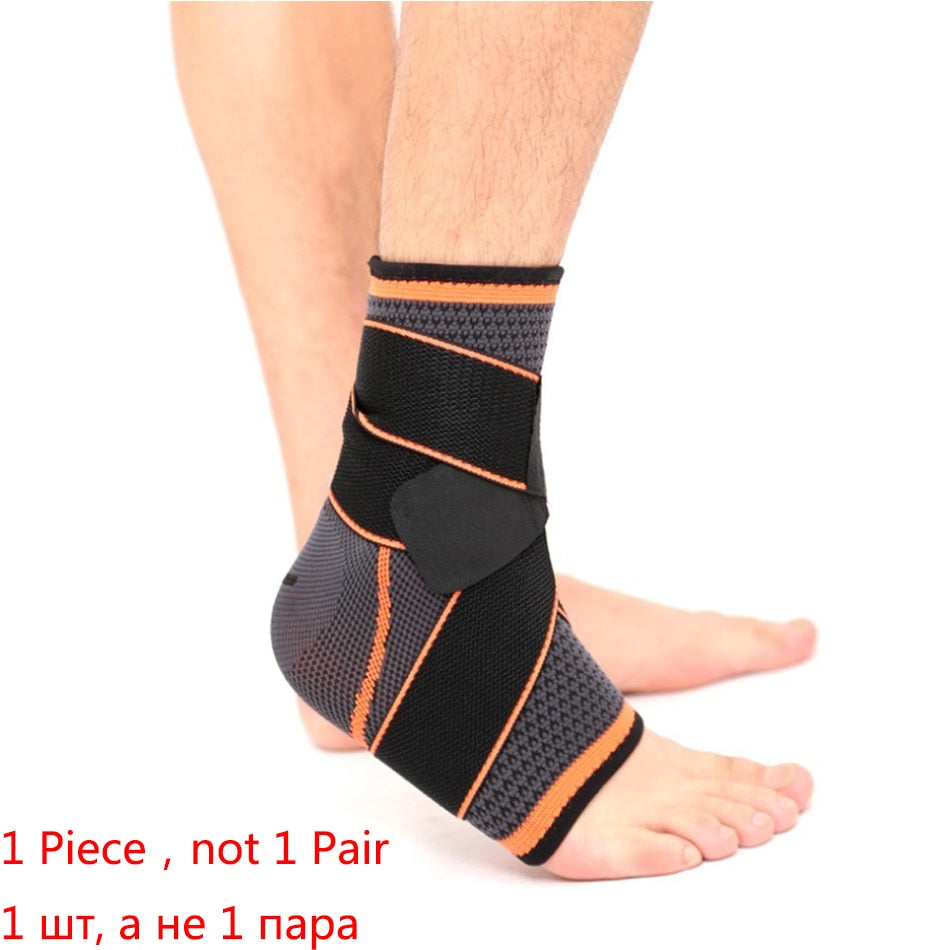 WorthWhile 1 PC Sports Ankle Brace Compression Strap Sleeves Support 3D Weave Elastic Bandage Foot Protective Gear Gym Fitness PAP SHOP 42